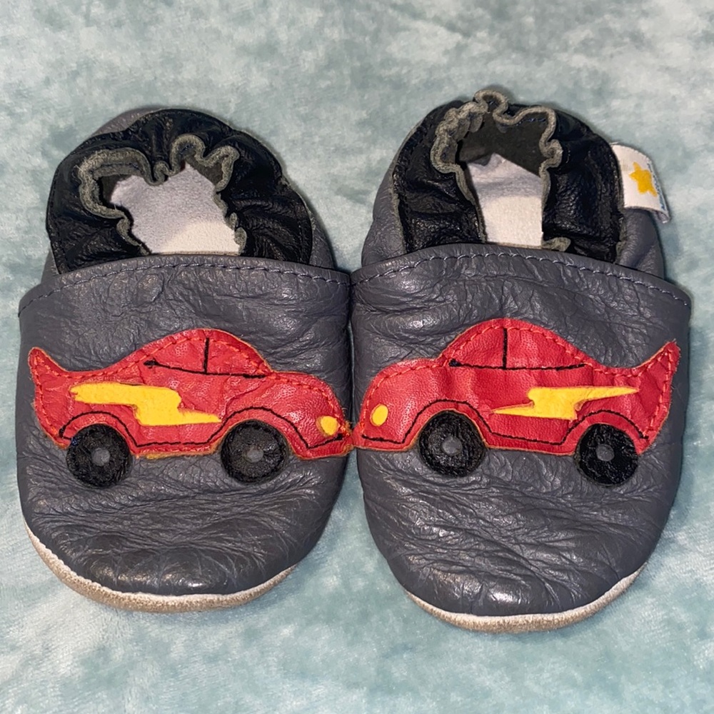 Mini Star Leather Baby Shoe